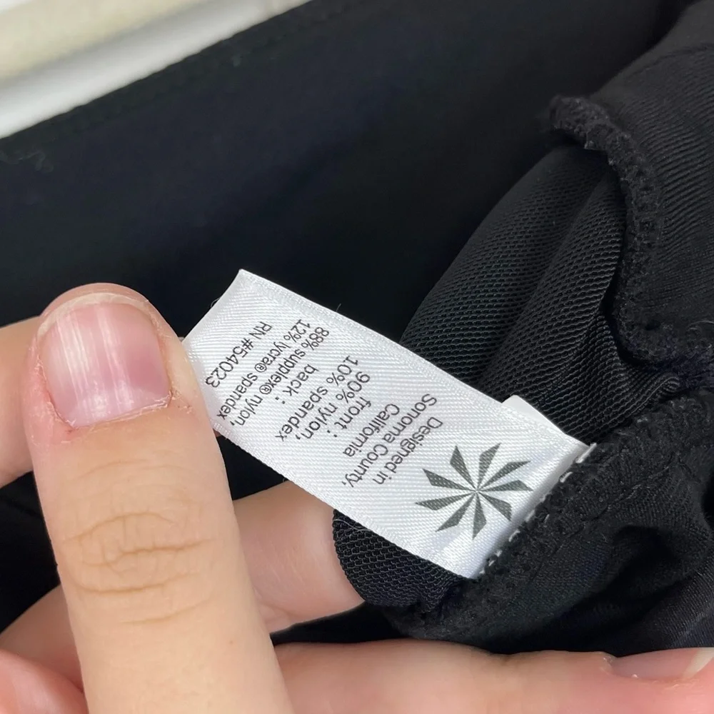 Athleta Black Highline Hybrid Ankle Tight 2.0 - Picture 11 of 12